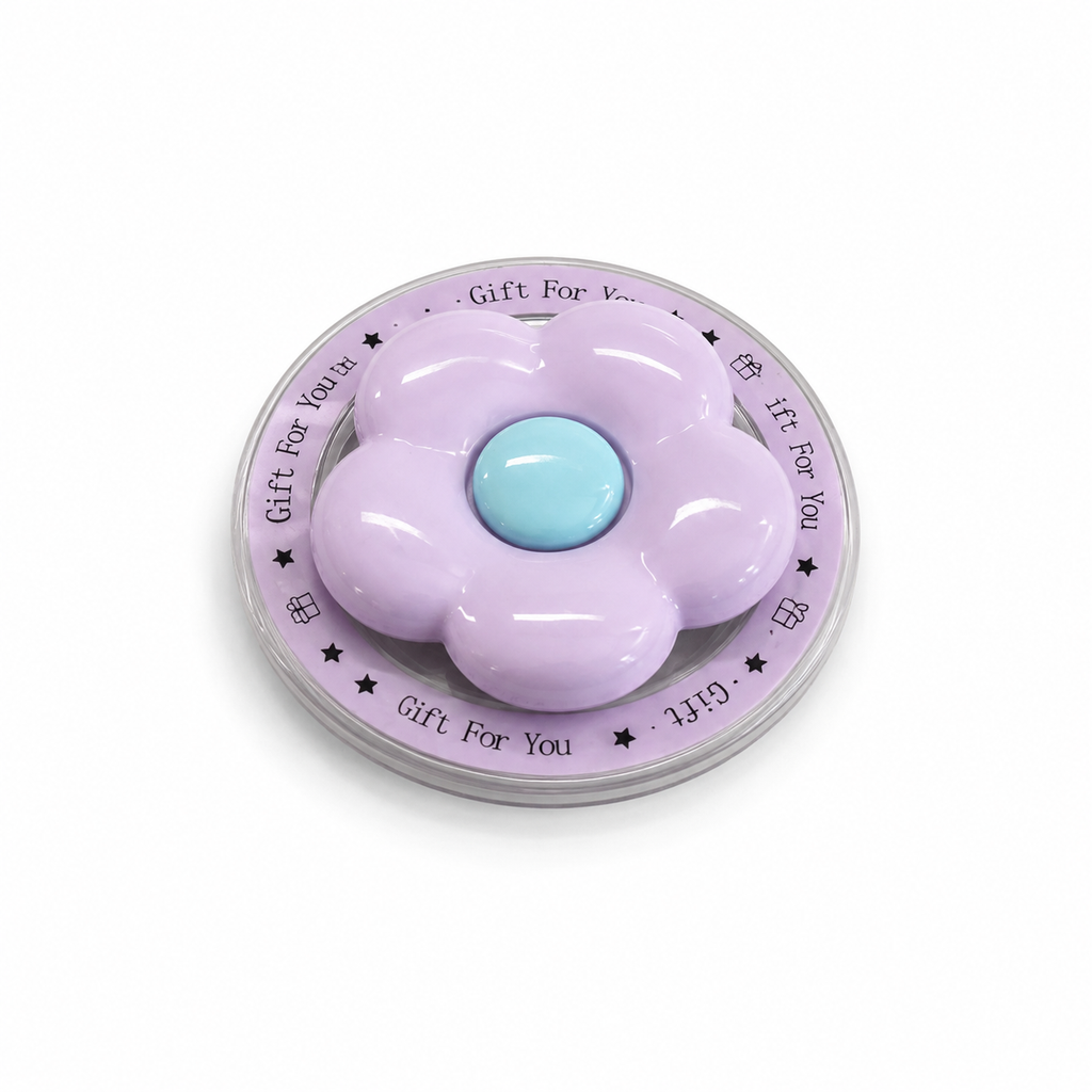 GripPro Magnetic Flower Phone Ring Holder – Lavender Purple