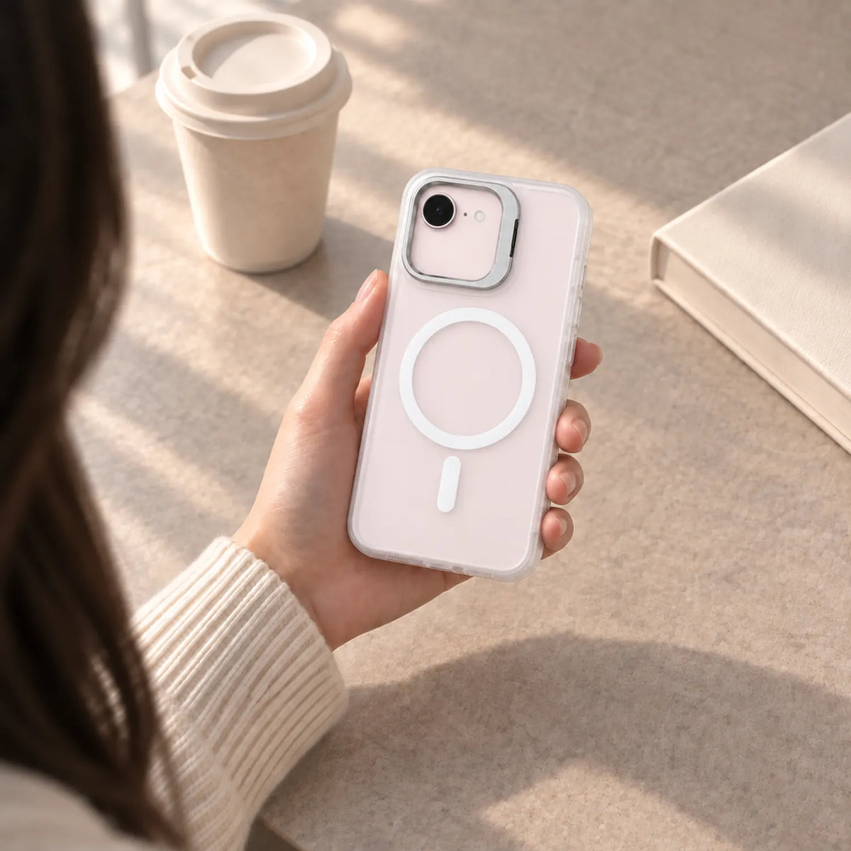 Nebula iP 17e/16e/15/14/13 Snap Magsafe Case White