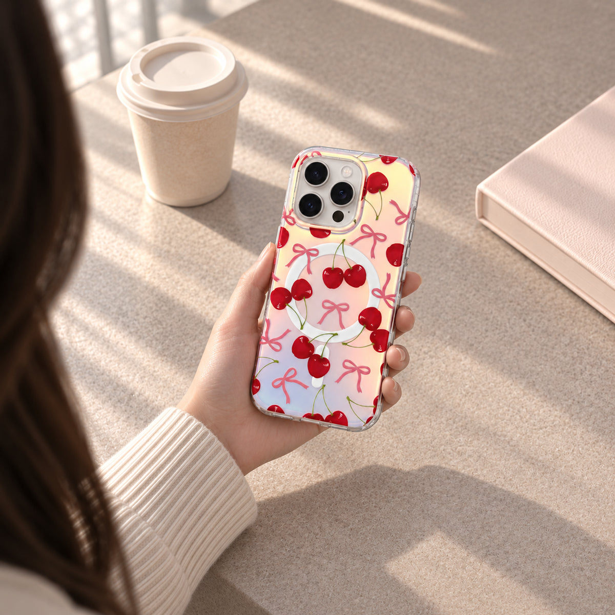 Magsafe Pattern Aurora Cherries