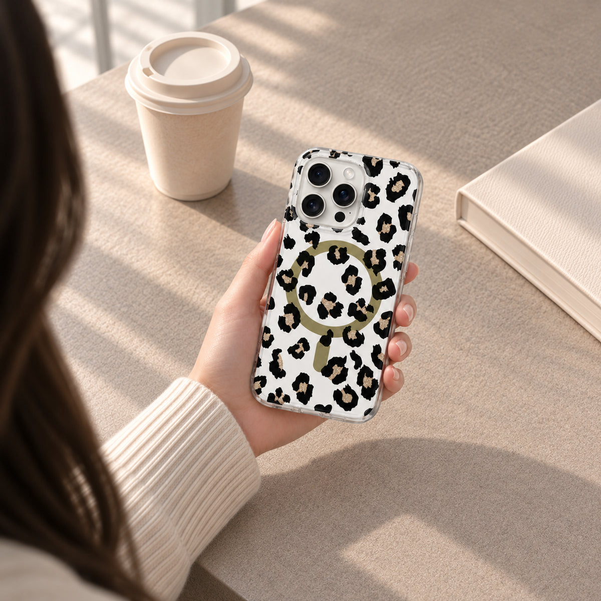 Magsafe Pattern Golden Leopard Case