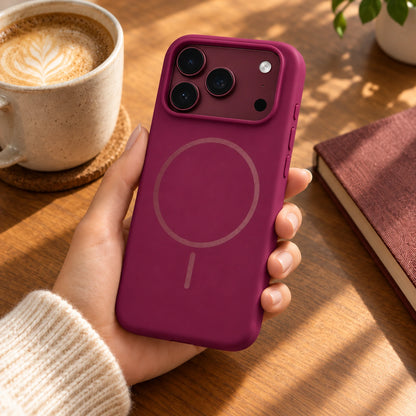 SoftGrip Magnetic Case Dark Cherry