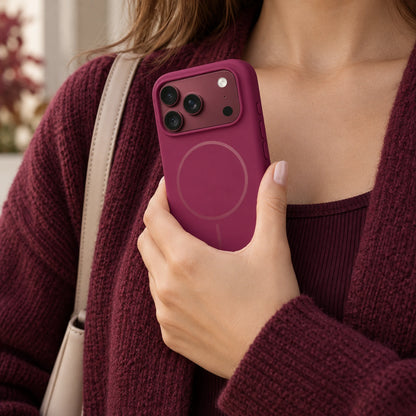SoftGrip Magnetic Case Dark Cherry