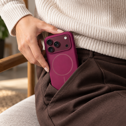 SoftGrip Magnetic Case Dark Cherry