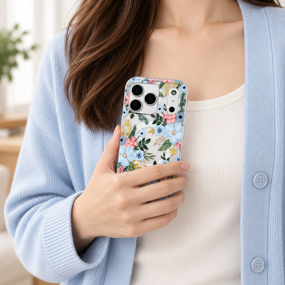 Magsafe Pattern Blue Meadow