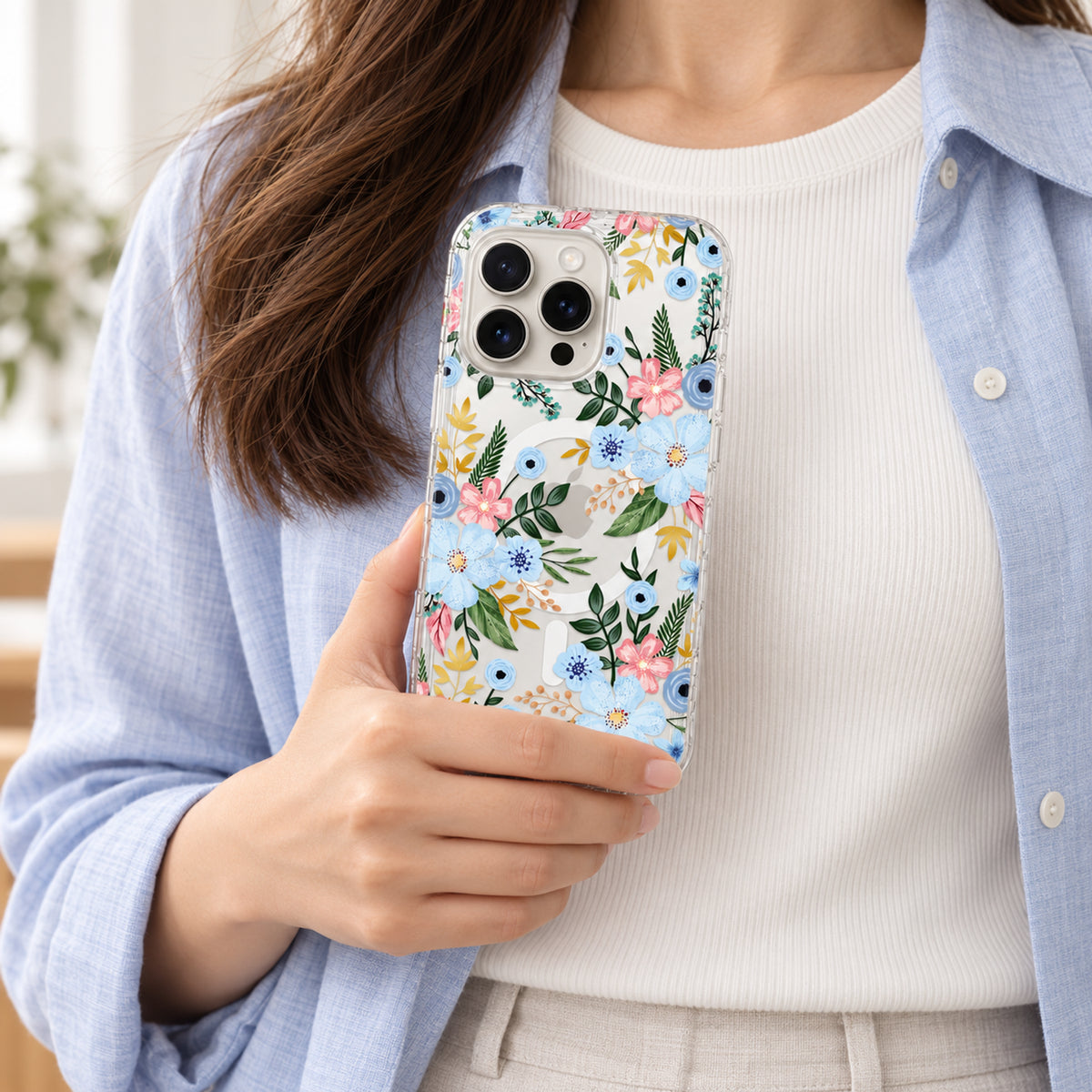 Magsafe Pattern Blue Meadow