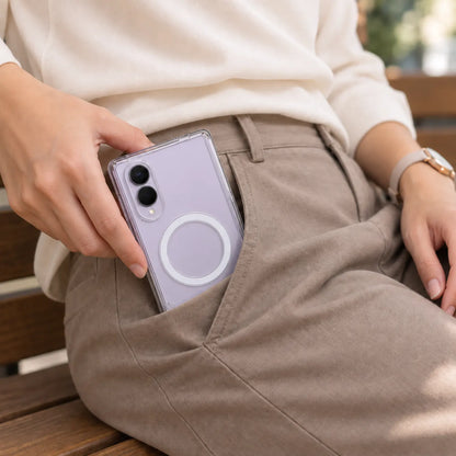 Samsung Galaxy Z Fold 8 Magnetic Back Cover Case Clear