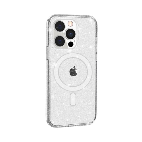 Nebula Clear Back Tough Case with MagSafe for iPhone – Crystal Sparkling