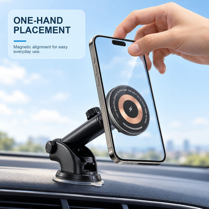 Magnetic Wireless Charging Car Mount
