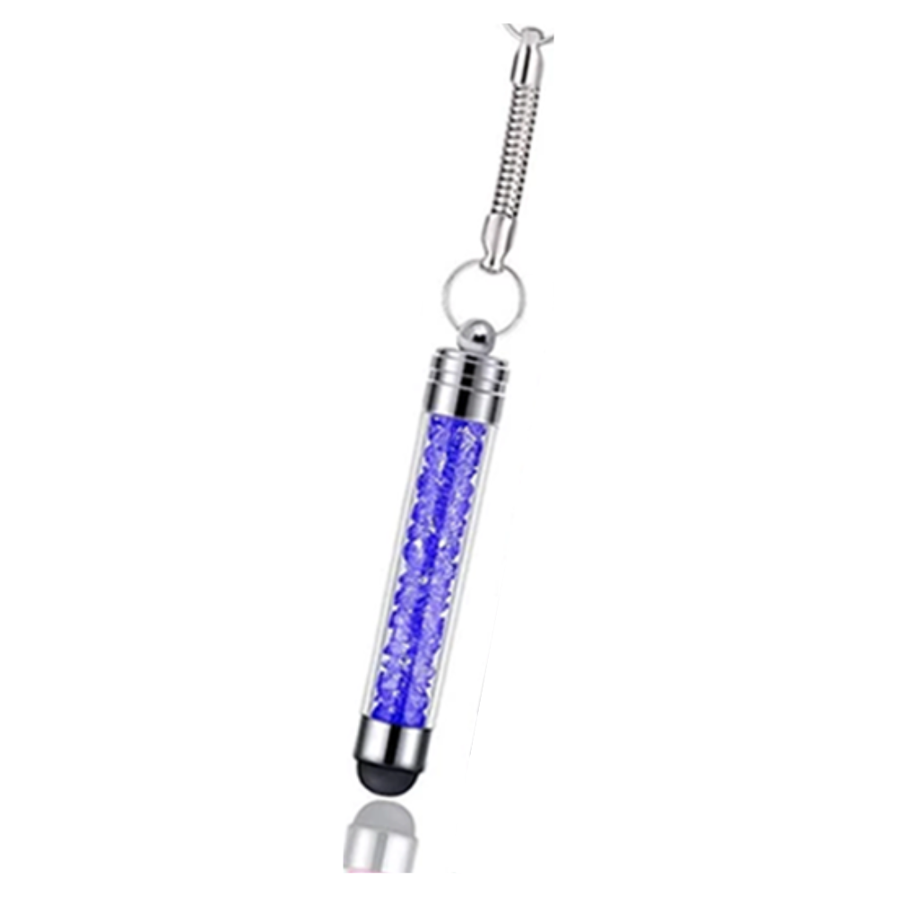 Mini Crystal Stylus Pen Royal Blue