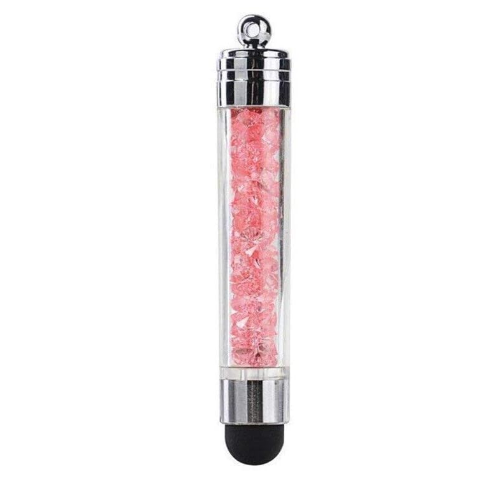 Mini Crystal Stylus Pen Peach