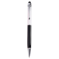 2 in 1 Crystal Stylus Ballpoint Pen