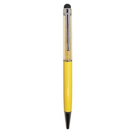 2 in 1 Crystal Stylus Ballpoint Pen