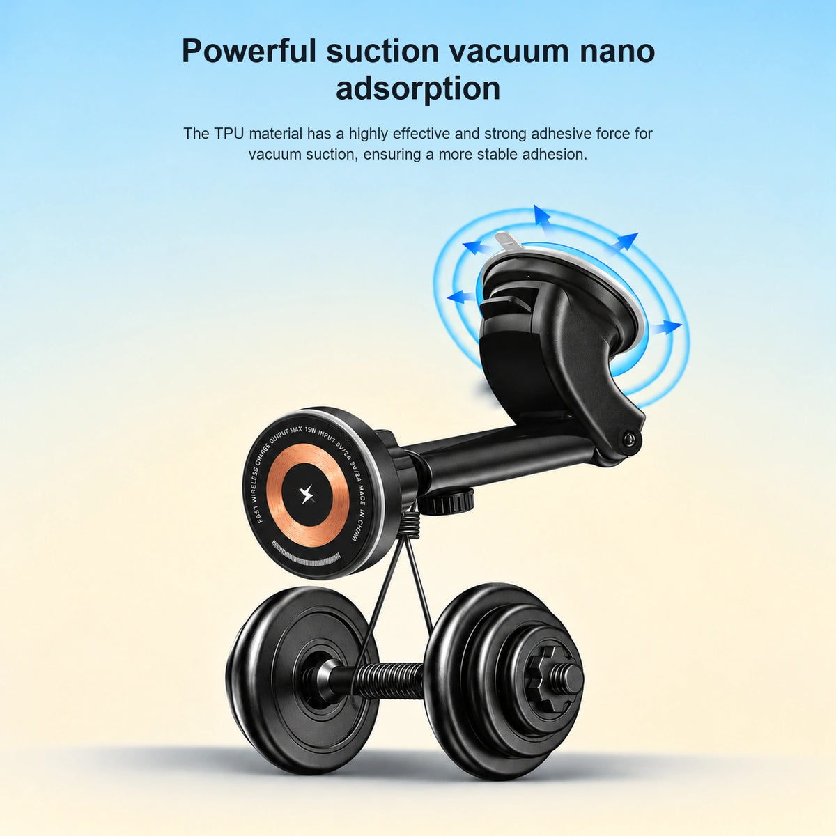 Magnetic Wireless Charging Car Mount