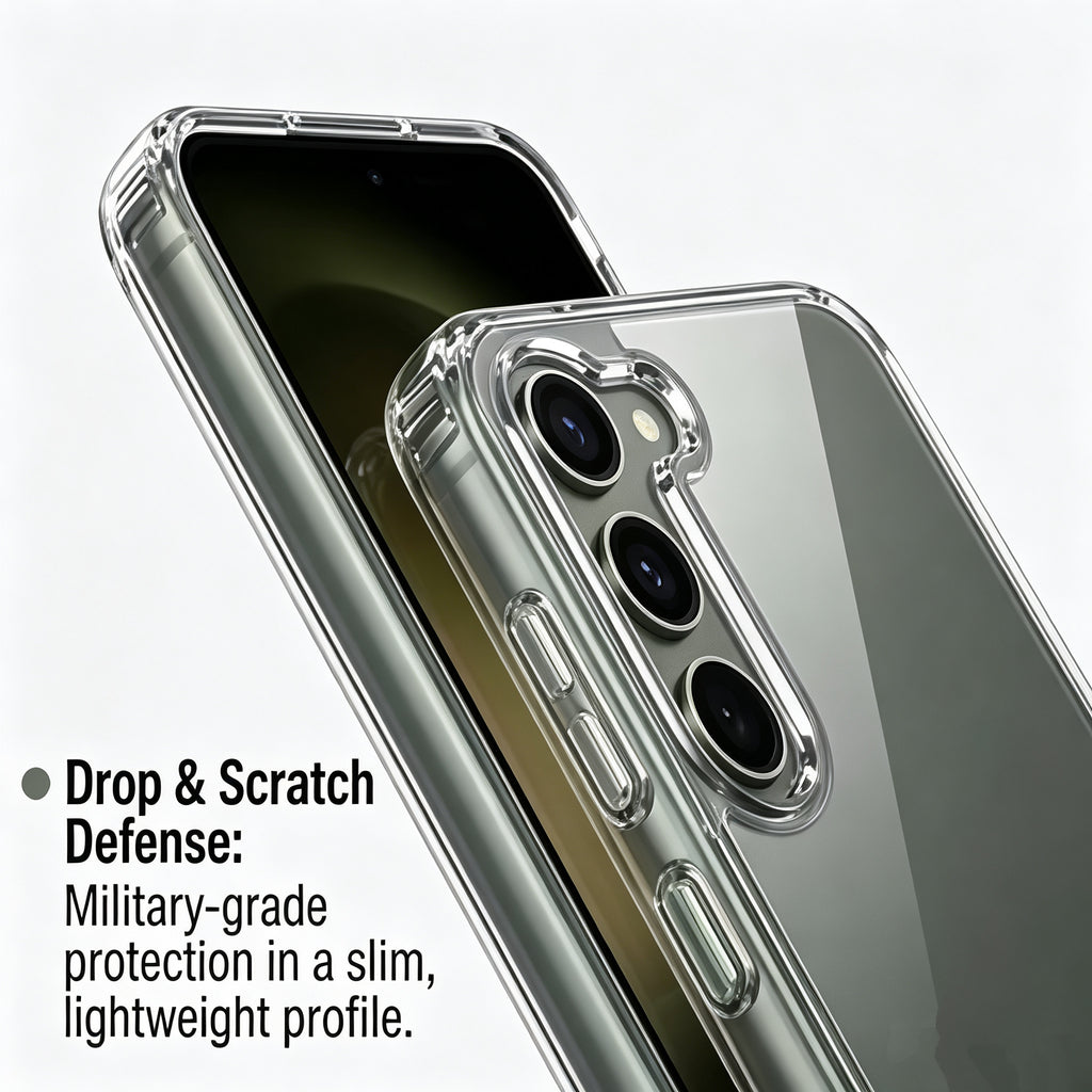 Galaxy S26 Magnetic Back Cover Case - Clear