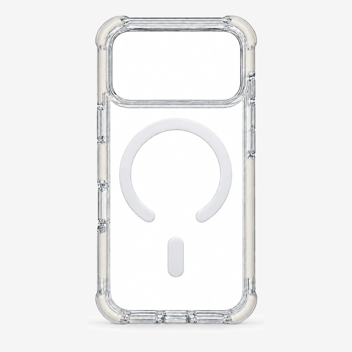 Clear Back Tough MagSafe Case for Series - White for iPhone