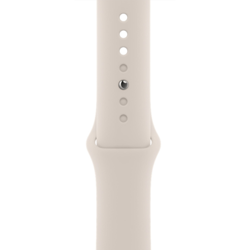 Apple Watch Silicone Black Nod Starlight