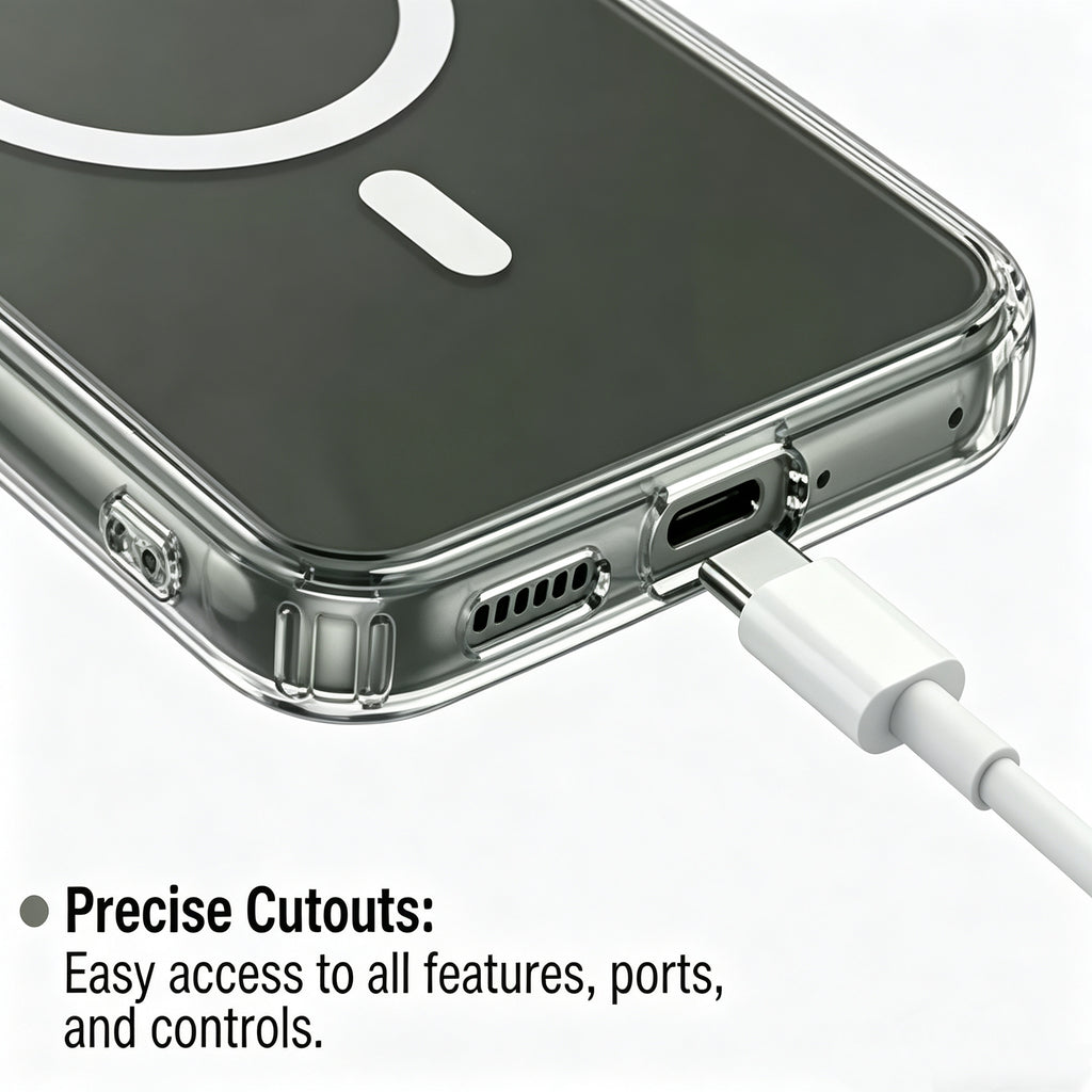 Galaxy S26 Magnetic Back Cover Case - Clear
