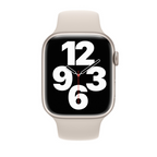 Apple Watch Silicone Black Nod Starlight