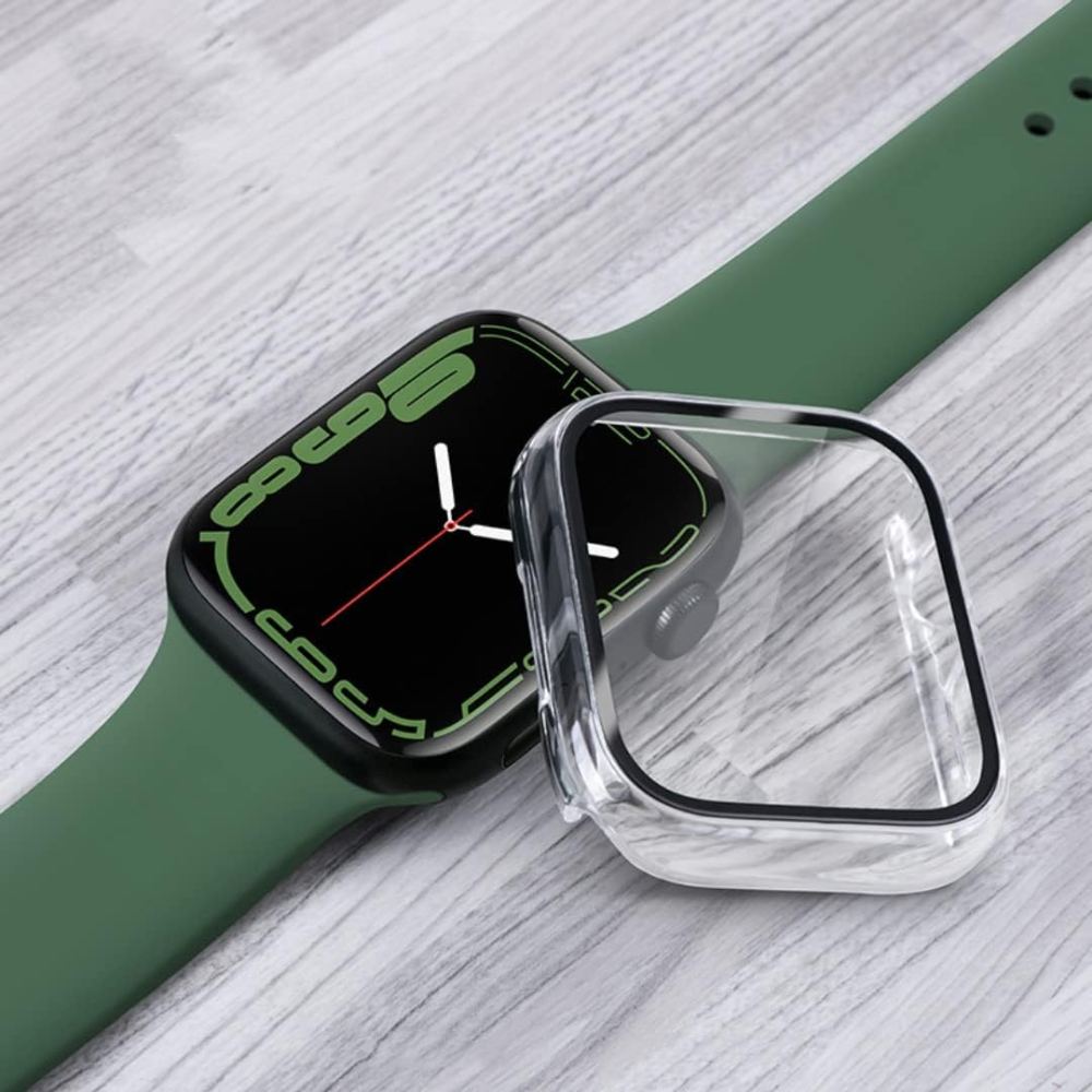 V2 Apple Watch Classic Tempered Glass Case Clear