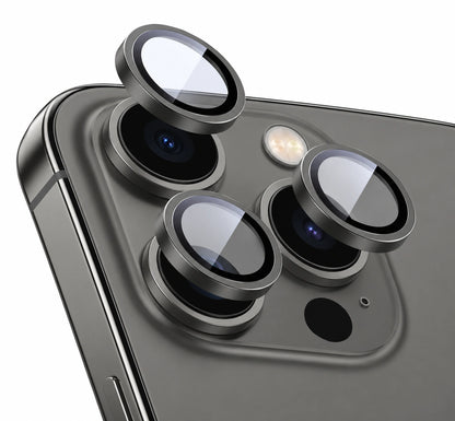 iPhone Camera lens Protector Tempered Glass Black