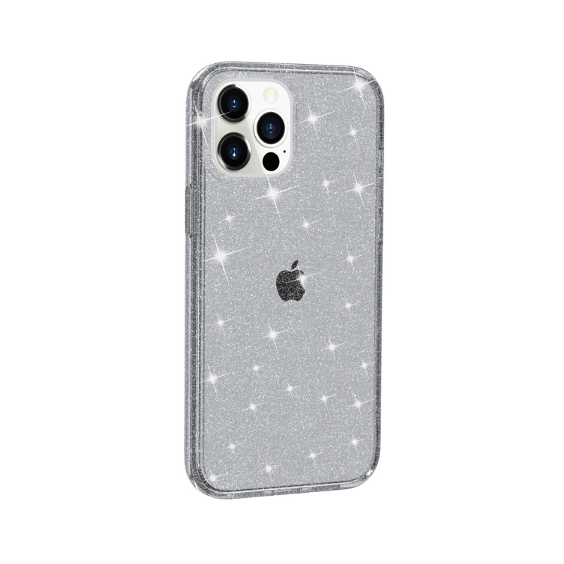 Nebula Back Tough Case iPhone 12 Pro Max Black Sparkling