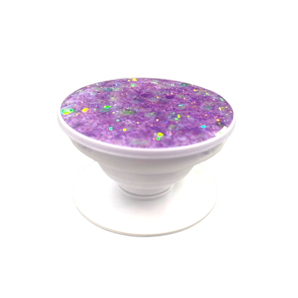 Phone Grip Iridescent Confetti Purple