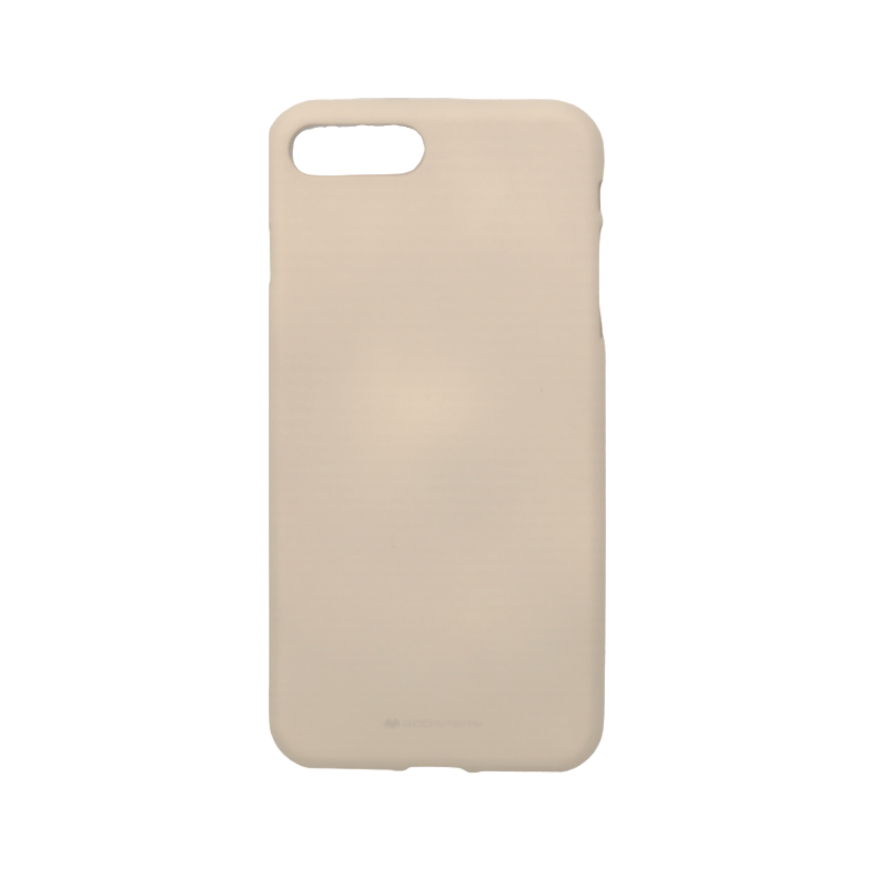 Mercury Goospery Soft Jelly Rubber Back Cover for iPhone Models - Pink Sand