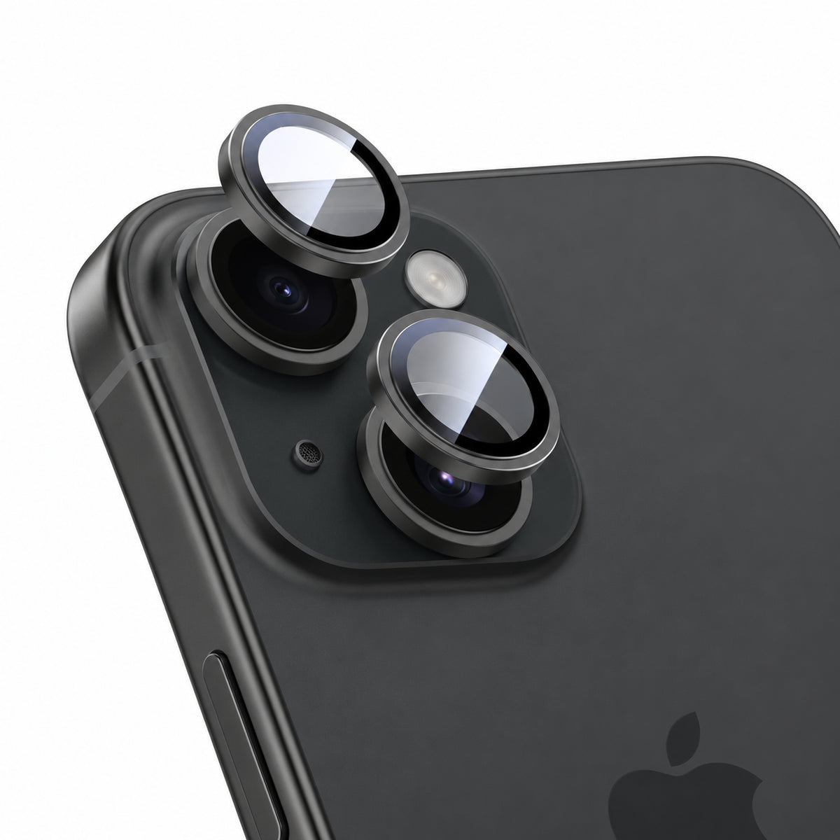 iPhone Camera lens Protector Tempered Glass Black
