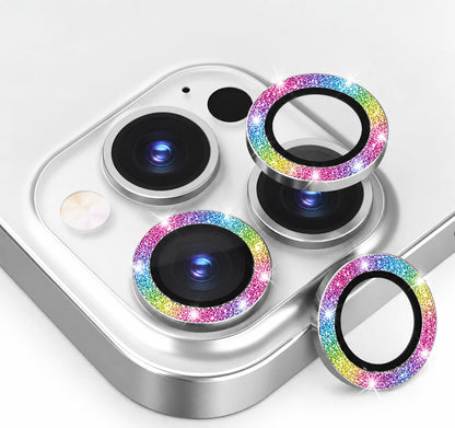 iPhone Camera Lens Protector Tempered Glass Diamond Colorful