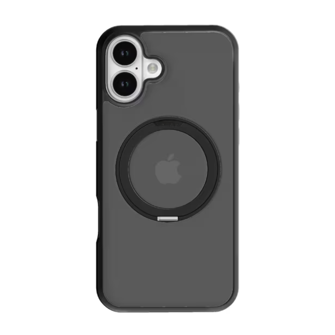 360 Degree Rotatable Ring Kickstand Case Black - iPhone 17