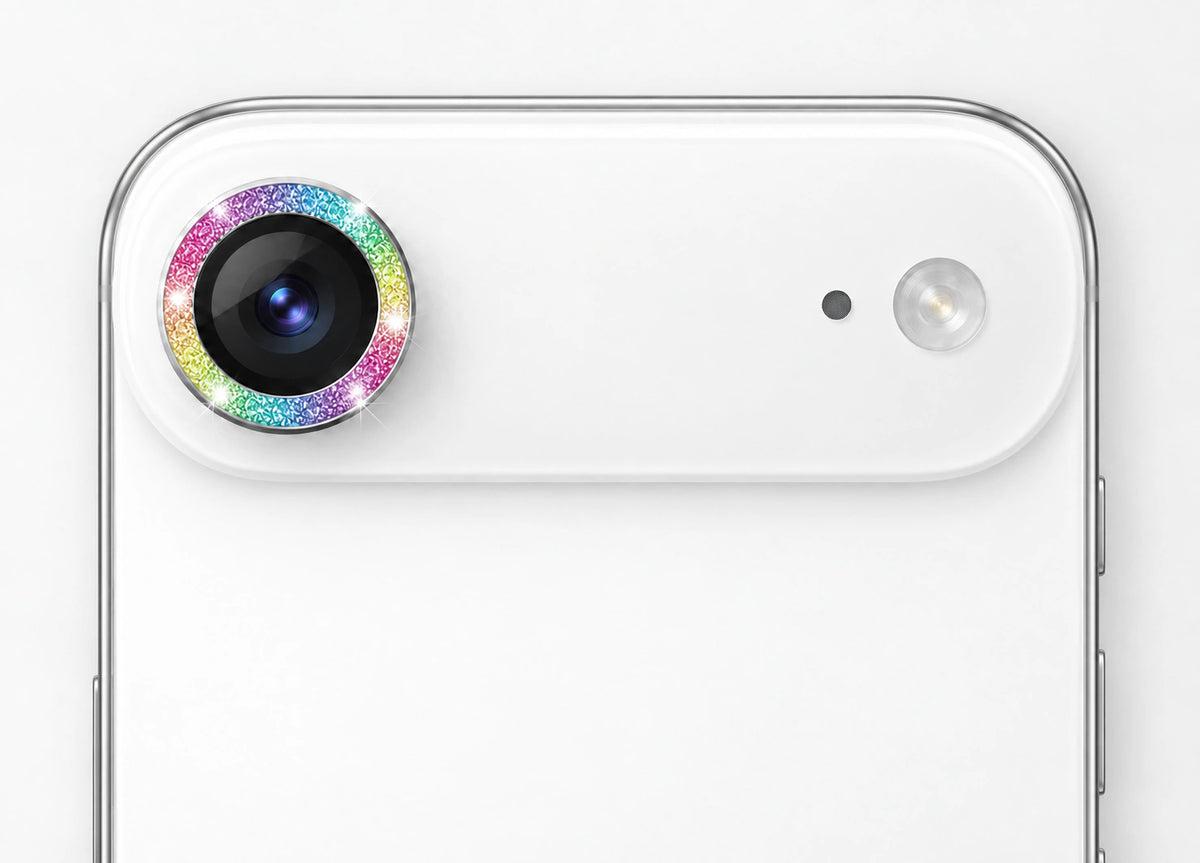 iPhone Camera Lens Protector Tempered Glass Diamond Colorful