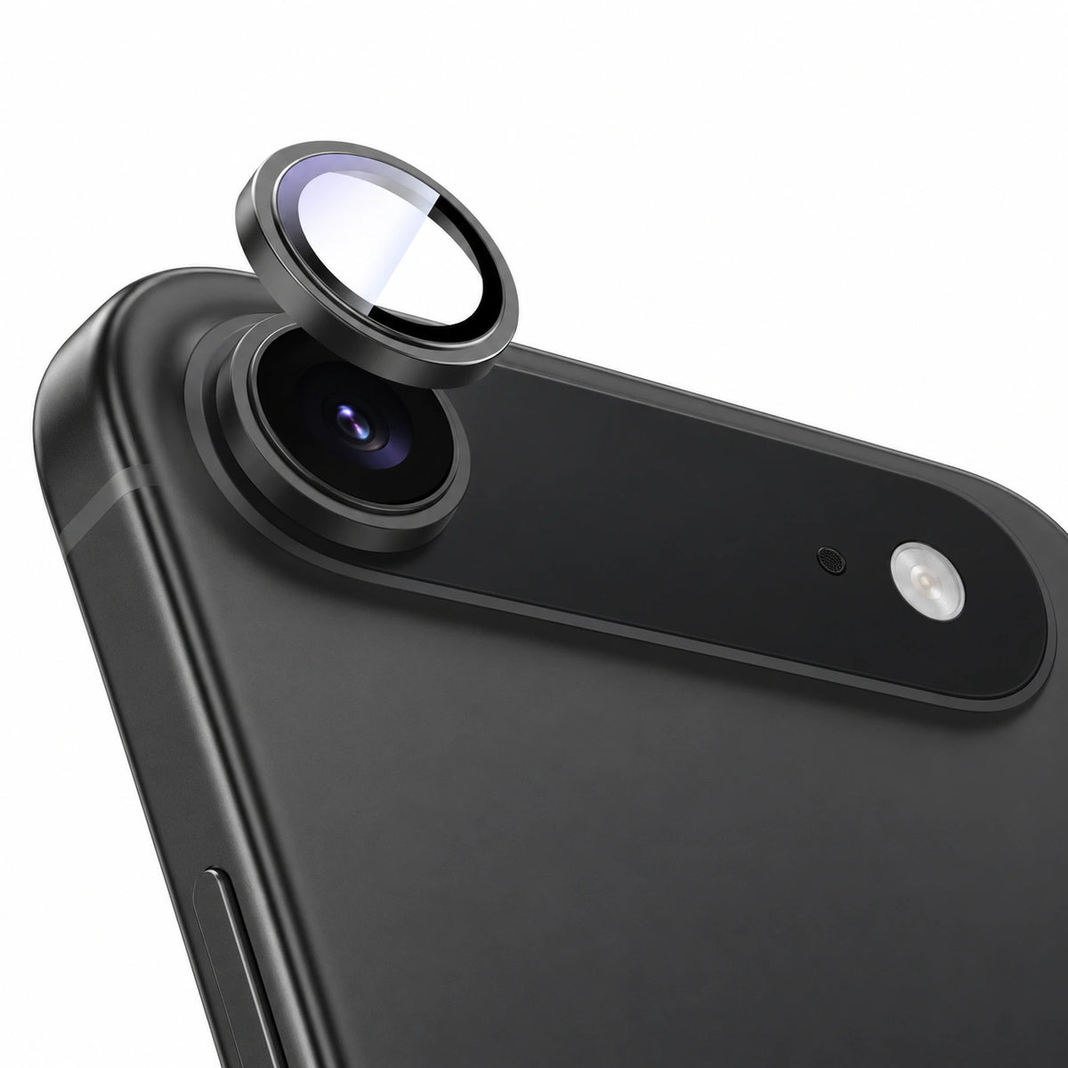 iPhone Camera lens Protector Tempered Glass Black