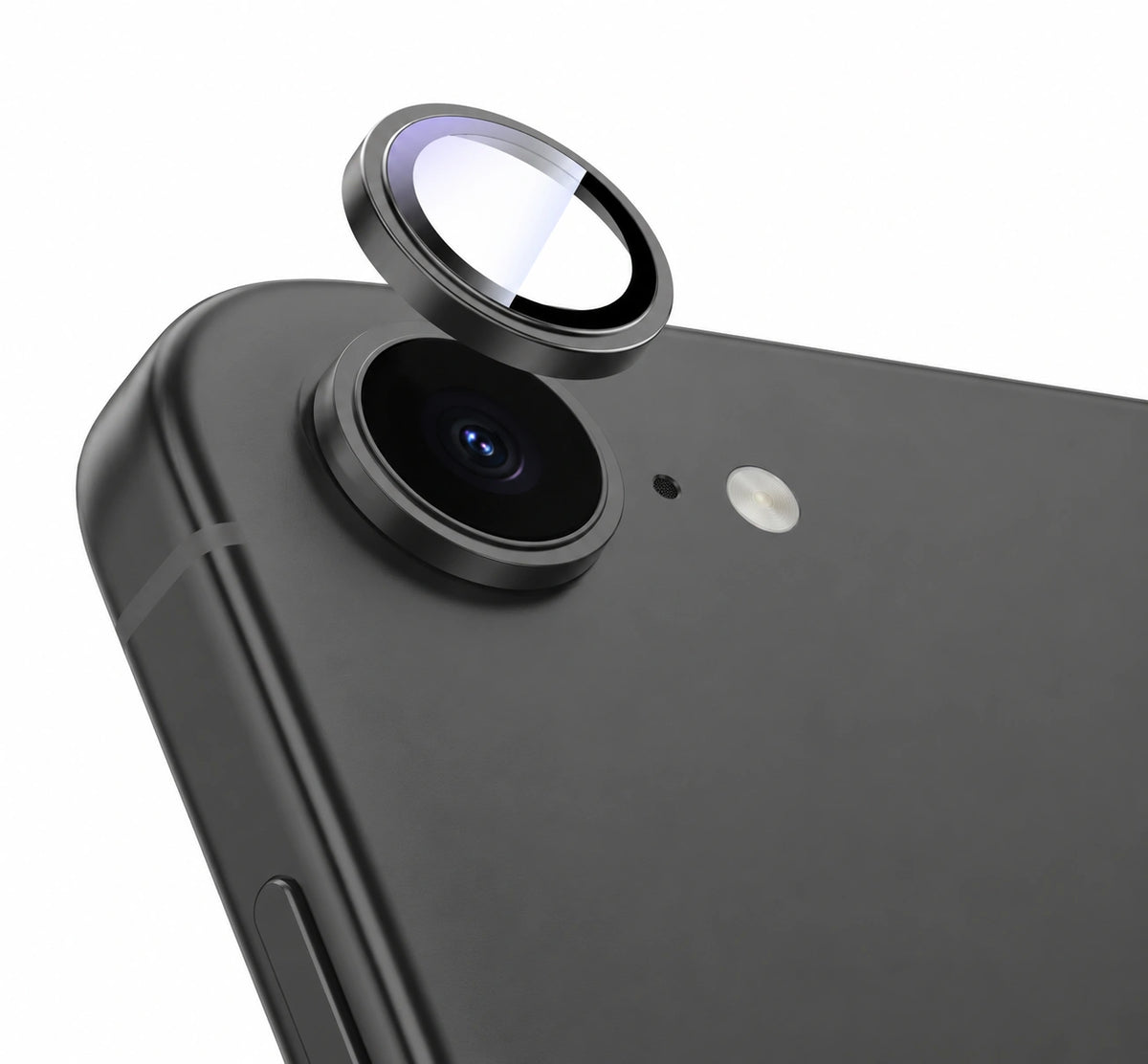 iPhone Camera lens Protector Tempered Glass Black