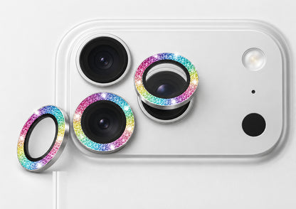 iPhone Camera Lens Protector Tempered Glass Diamond Colorful