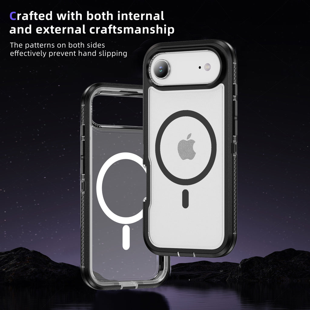 iPhone 17 Air Eclipse Shield MagSafe Case - Black Clear