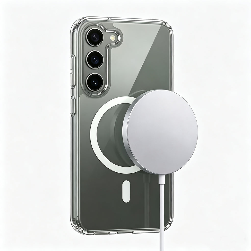 Galaxy S26 Magnetic Back Cover Case - Clear