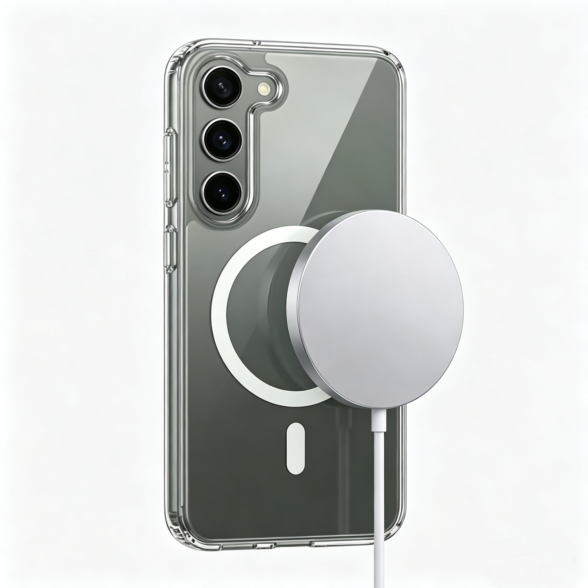 Galaxy S26 Magnetic Back Cover Case - Clear
