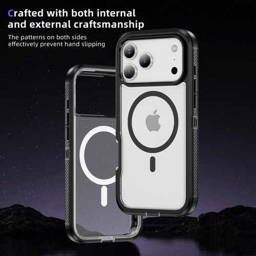 iPhone 17 Pro Max Eclipse Shield MagSafe Case - Black Clear