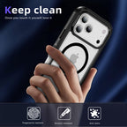 iPhone 17 Pro Eclipse Shield MagSafe Case - Black Clear