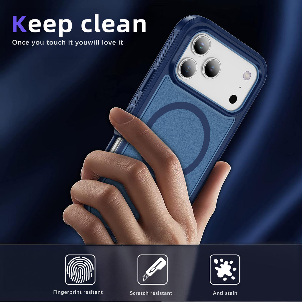 iPhone 17 Pro Eclipse Shield MagSafe Case Blue