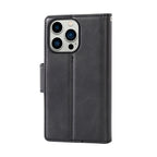 Nebula Flip Leather Wallet Case Black – iPhone Cases