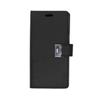 Goospery Silver Buckle Flip Leather Wallet Case iPhone 12 Pro Max Black