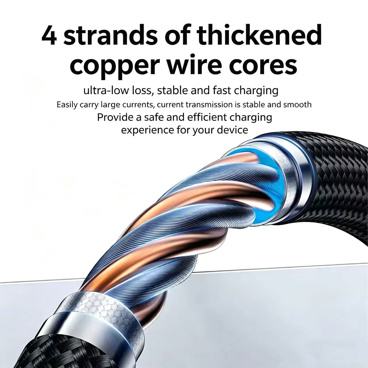 Yesido CA203 4 in 1 USB cable YESIDO Cable Black