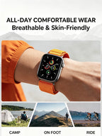Apple Watch  Woven Nylon Band 42/44/45/49mm  Orange