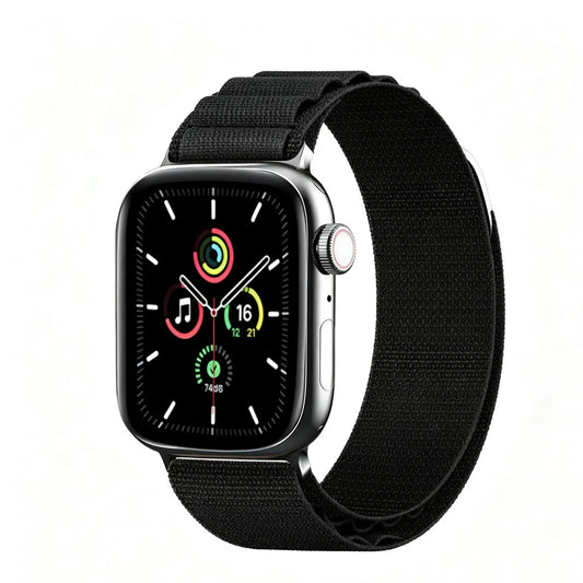 Apple Watch  Woven Nylon Band 42/44/45/49mm  Black