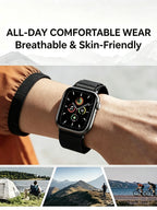 Apple Watch  Woven Nylon Band 42/44/45/49mm  Black