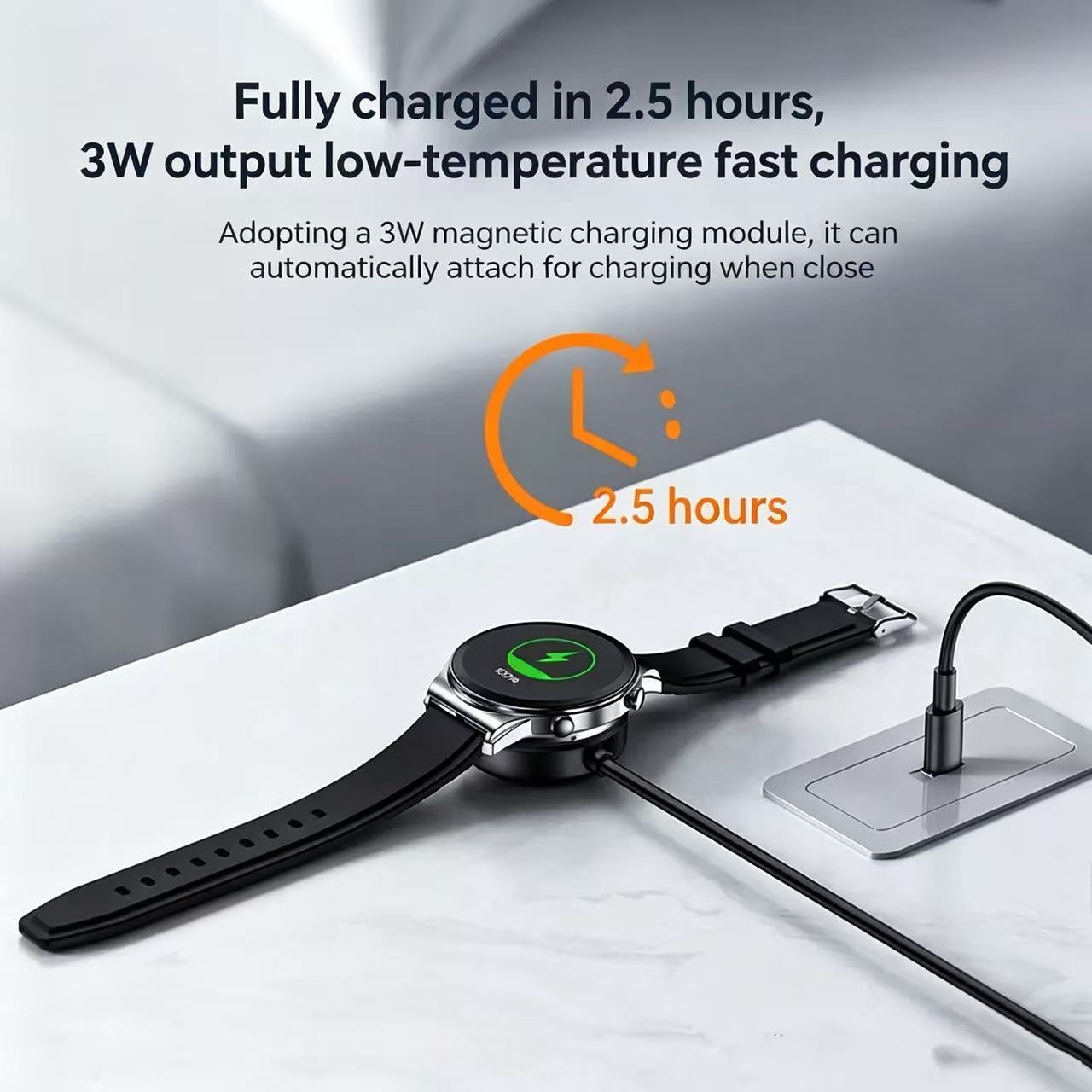 Yesido Magnetic USB Charger for Samsung Galaxy Watch – Fast Charging Cable 1M