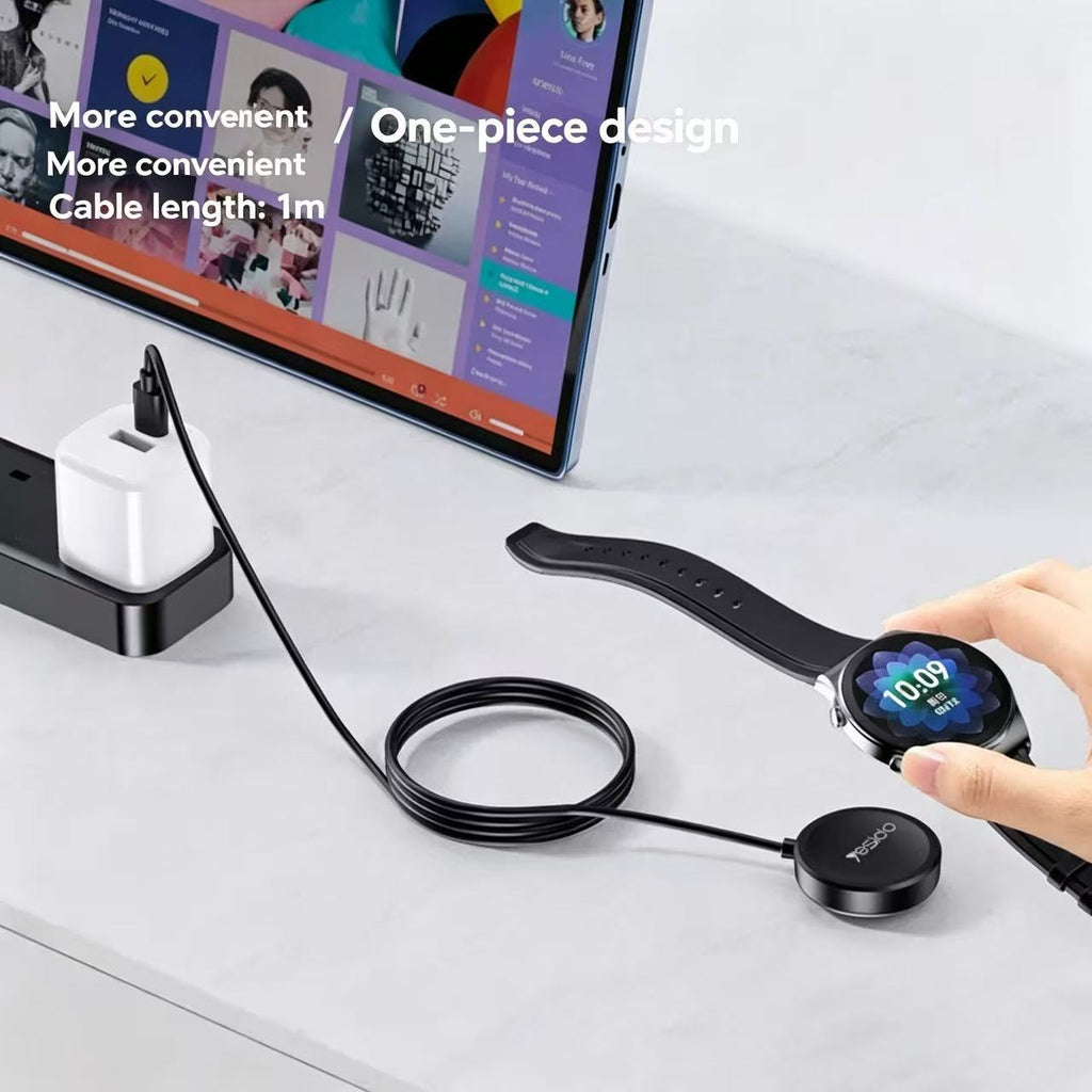Yesido Magnetic USB Charger for Samsung Galaxy Watch – Fast Charging Cable 1M