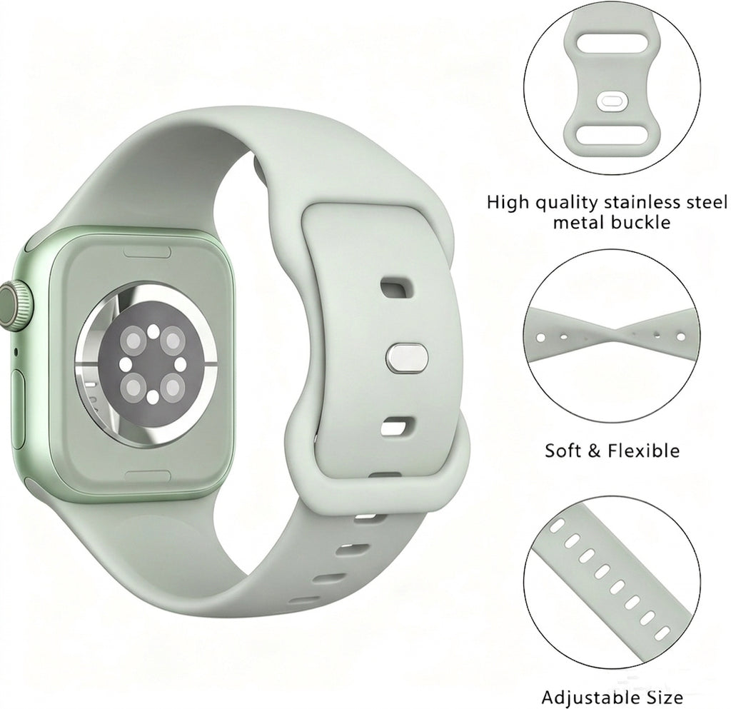 Apple Watch  Silicone Black Nod  Lavender 42/44/45/49mm