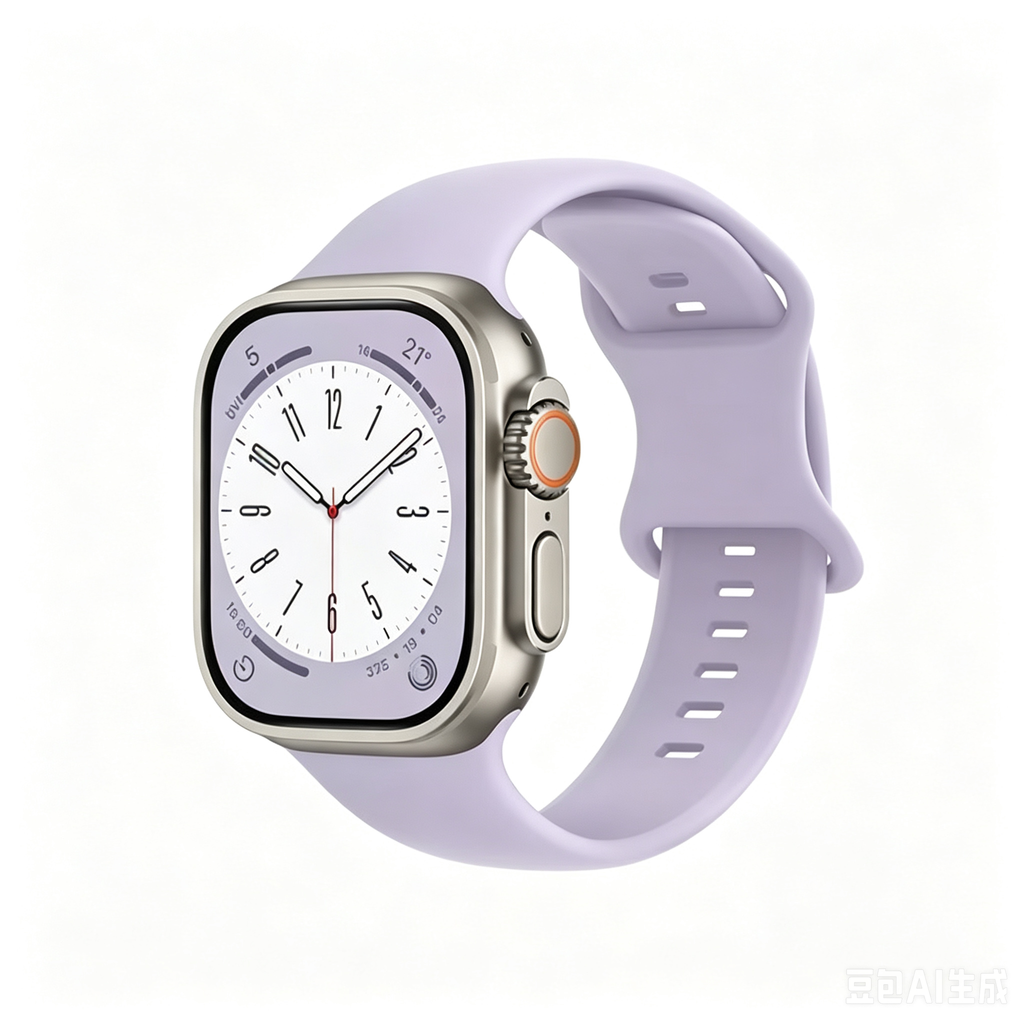 Apple Watch  Silicone Black Nod  Lavender 42/44/45/49mm
